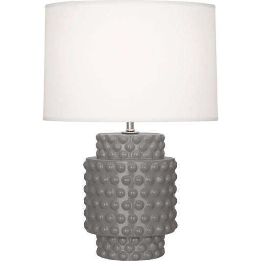 Robert Abbey  Smokey Taupe Dolly Accent Lamp in Smoky Taupe Glazed Textured Ceramic ST801