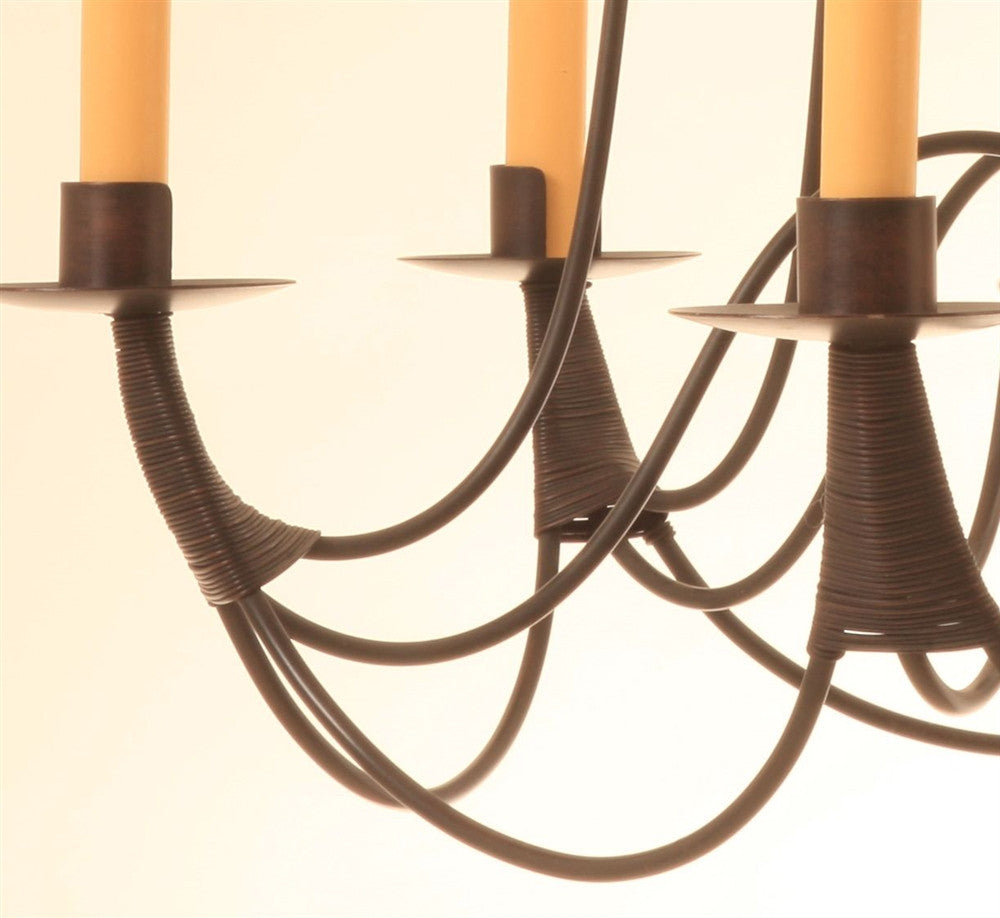 Bell 6 Candle Chandelier by Studio Steel 102