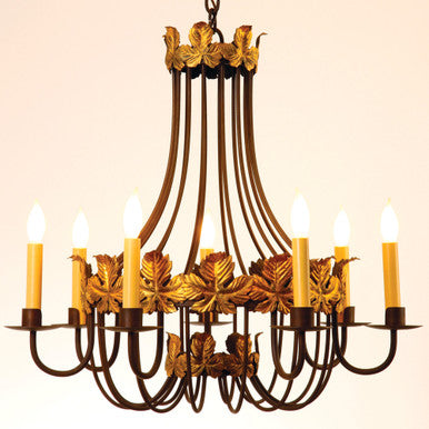 Autumn Leaf 7 Candle Chandelier by Studio Steel 1633