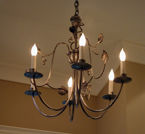 Saugatuck 6 Candle Chandelier by Studio Steel 1800