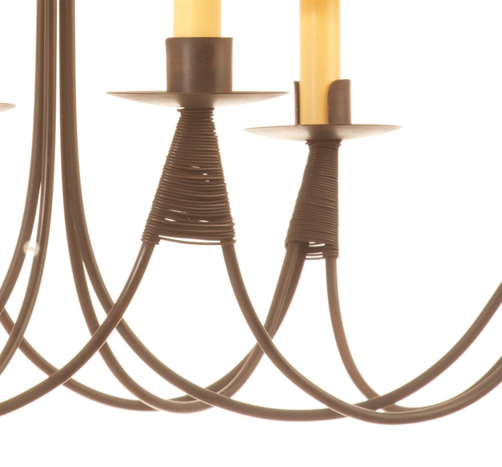 Tulip 6 Candle Chandelier by Studio Steel 1920