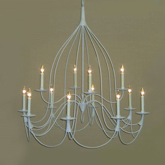 Bell 12 Candle Chandelier by Studio Steel 222