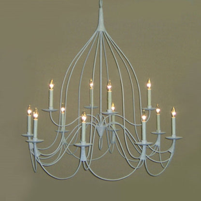 Bell 12 Candle Chandelier by Studio Steel 222