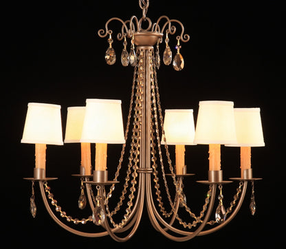 Crystal Sierra 6 Candle Chandelier by Studio Steel 2251