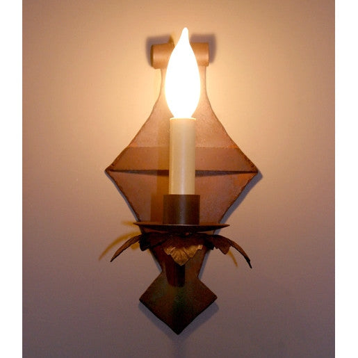 Saratoga 1 Candle Sconce by Studio Steel 515