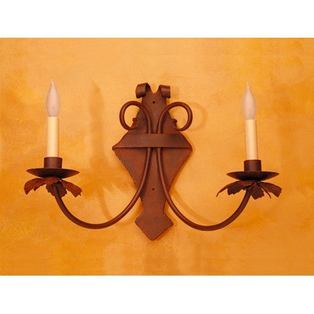 Saratoga 2 Candle Sconce by Studio Steel 517