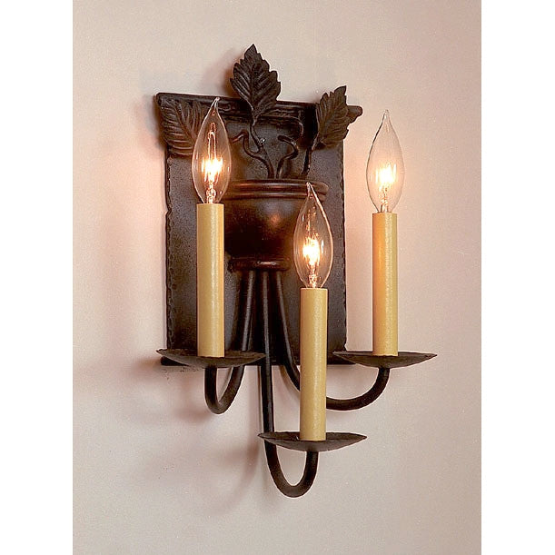 Saugatuck 3 Candle sconce Sconce by Studio Steel 528