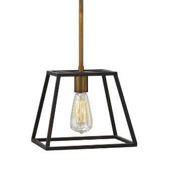 OPEN BOX NEW: Hinkley Lighting Fulton Mini-Pendant in Bronze 3337BZ