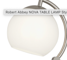 Robert Abbey Replacement Glass for S232