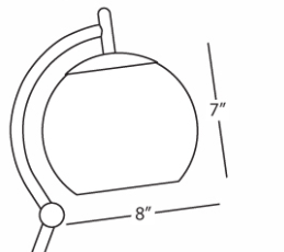 Robert Abbey Replacement Glass for S232