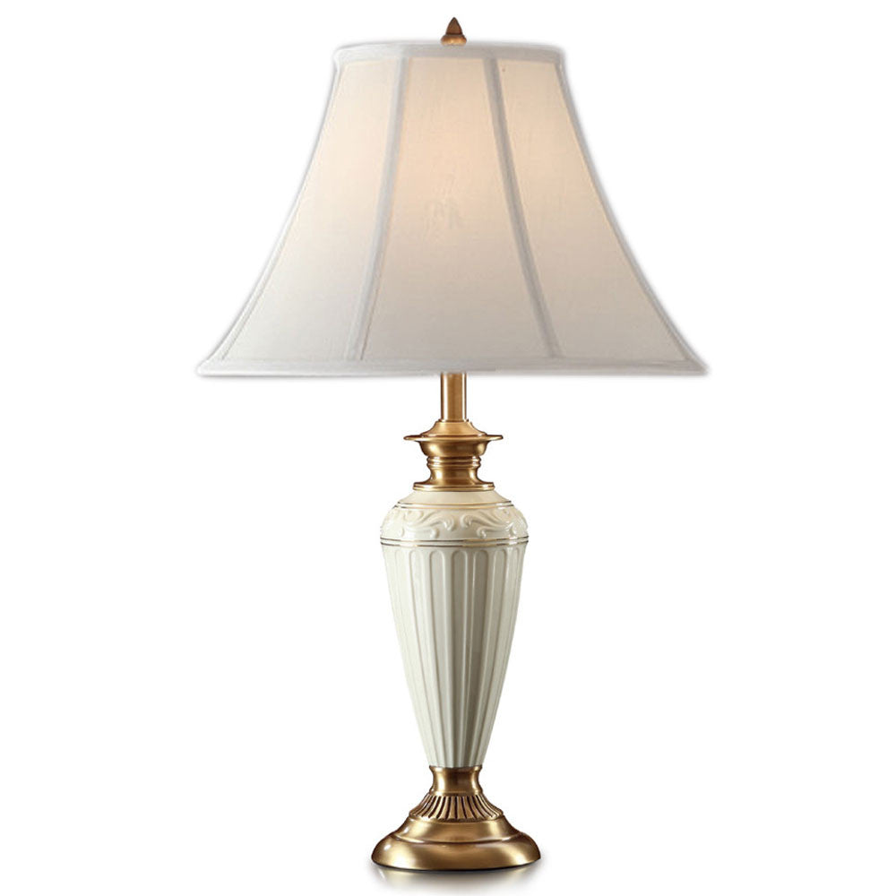 Lite Master Aloise Table Lamp in Antique Solid Brass T5233AB-SL