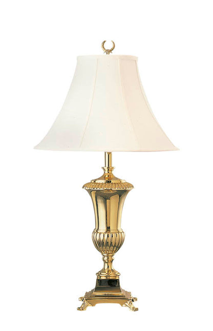 Lite Master Bromley Table Lamp in Antique Solid Brass T6916PB-SL