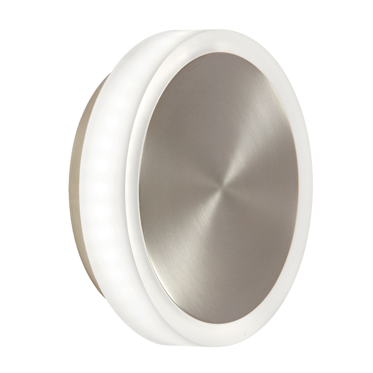 Dainolite 12W Satin Chrome Wall Sconce w/ Frosted Acrylic Diffuser  TOP-612LEDW-SC