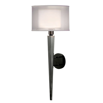 Thumprints Obsidian - Wall Sconce Wall Sconce in Black Nickel