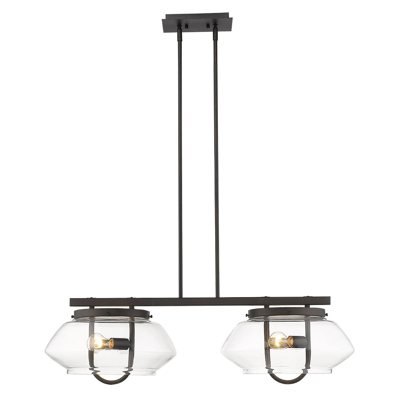 TREND Lighting Garner 4-Light Oil-Rubbed Bronze Island Pendant in Oil-Rubbed Bronze TP20060ORB