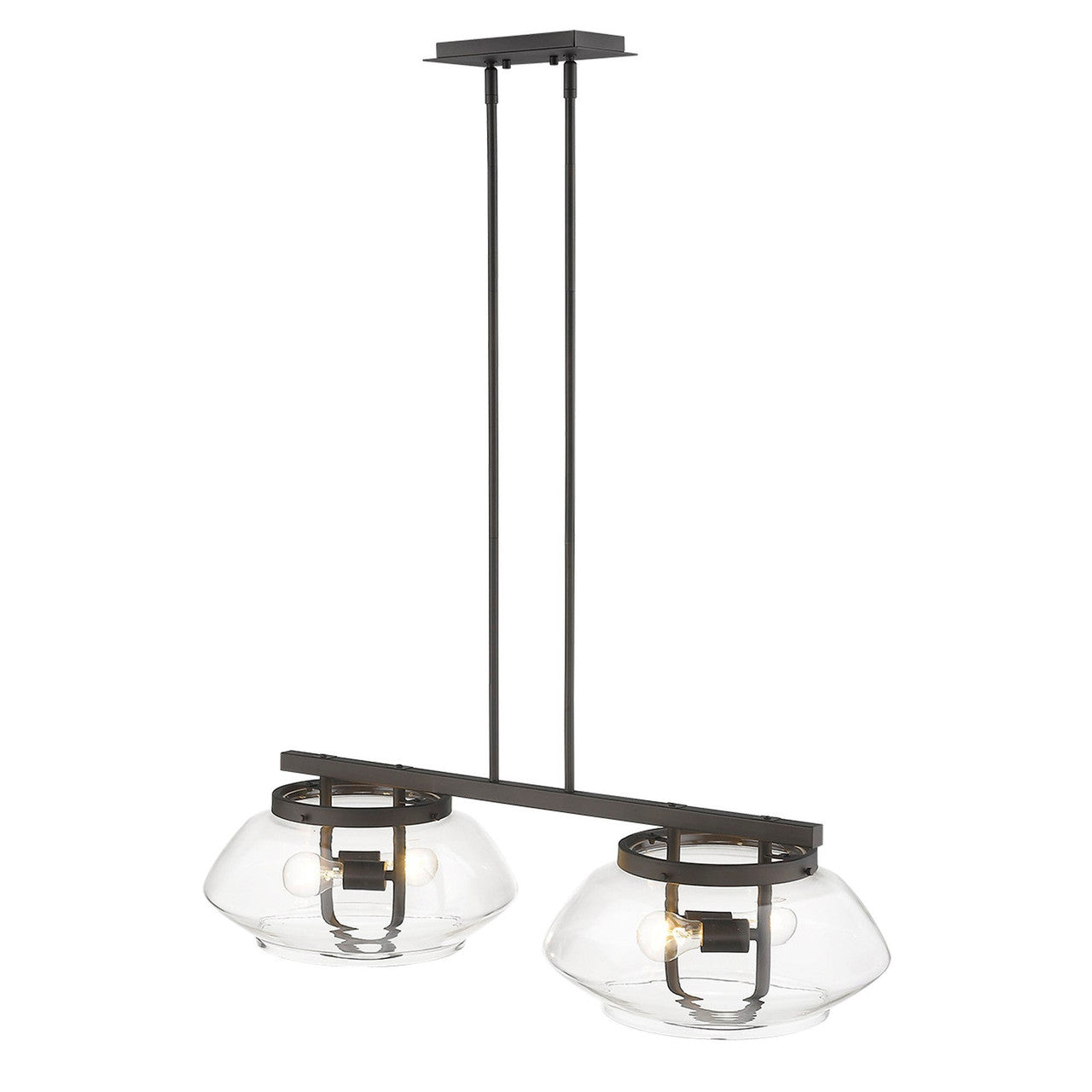 TREND Lighting Garner 4-Light Oil-Rubbed Bronze Island Pendant in Oil-Rubbed Bronze TP20060ORB