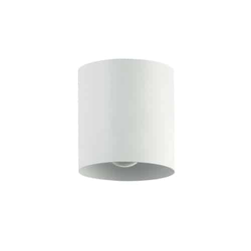 Dainolite 1 Light Flush Mount, Matte White  TRN-41FH-MW