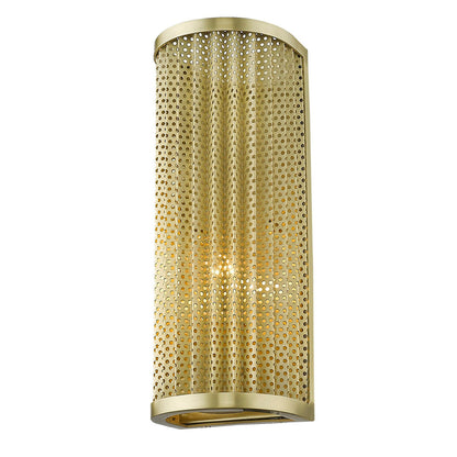 TREND Lighting Basetti 1-Light Gold Sconce in Gold TW40014GD