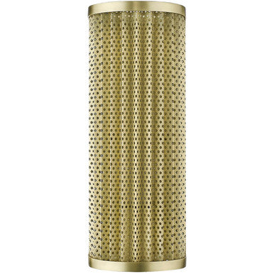 TREND Lighting Basetti 1-Light Gold Sconce in Gold TW40014GD