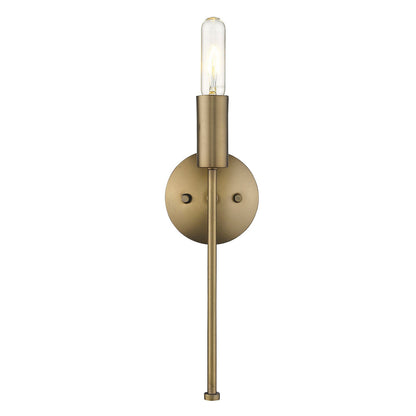 TREND Lighting Perret 1-Light Aged Brass Sconce in Aged Brass TW40019AB