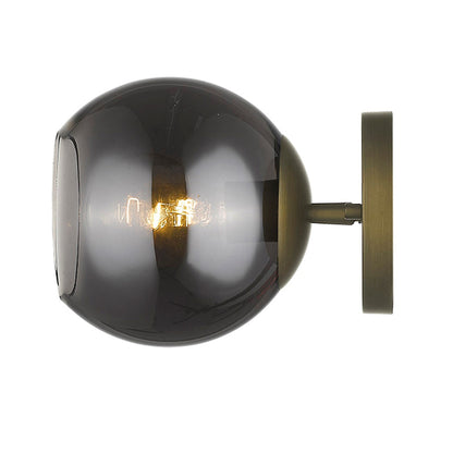 TREND Lighting Lunette 1-Light Aged Brass Sconce in Aged Brass TW40039AB