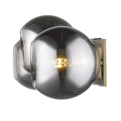 TREND Lighting Lunette 3-Light Aged Brass Sconce in Aged Brass TW40040AB