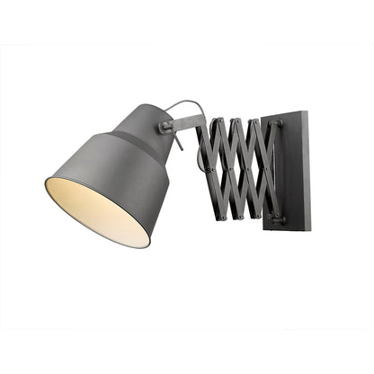 TREND Lighting Plexus 1-Light Gray Sconce in Gray TW40061GY