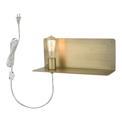 TREND Lighting Arris 1-Light Aged Brass Sconce in Aged Brass TW40072AB