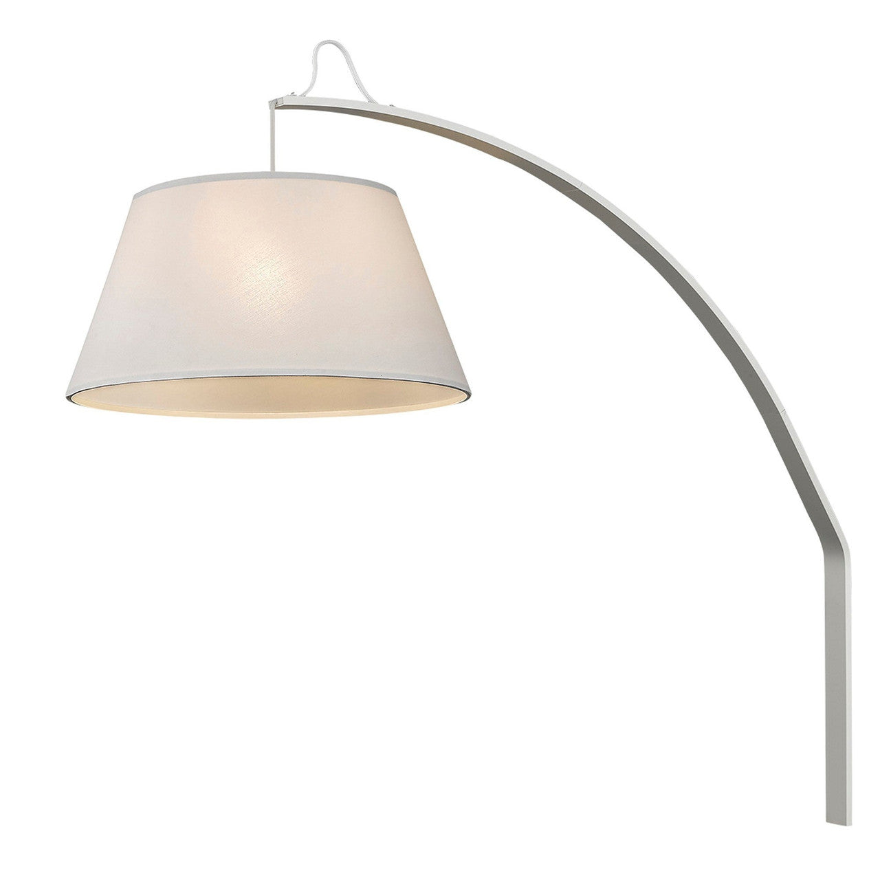 TREND Lighting Della 1-Light White Sconce in White TW40081WH