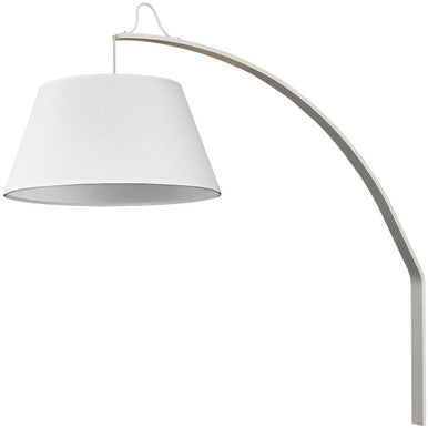 TREND Lighting Della 1-Light White Sconce in White TW40081WH