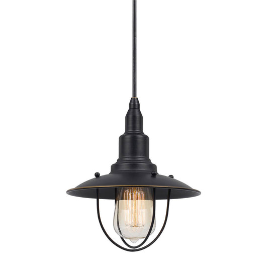 CAL Lighting 60W Allentown Metal Pendant Dark Bronze UP-1113-6-DB