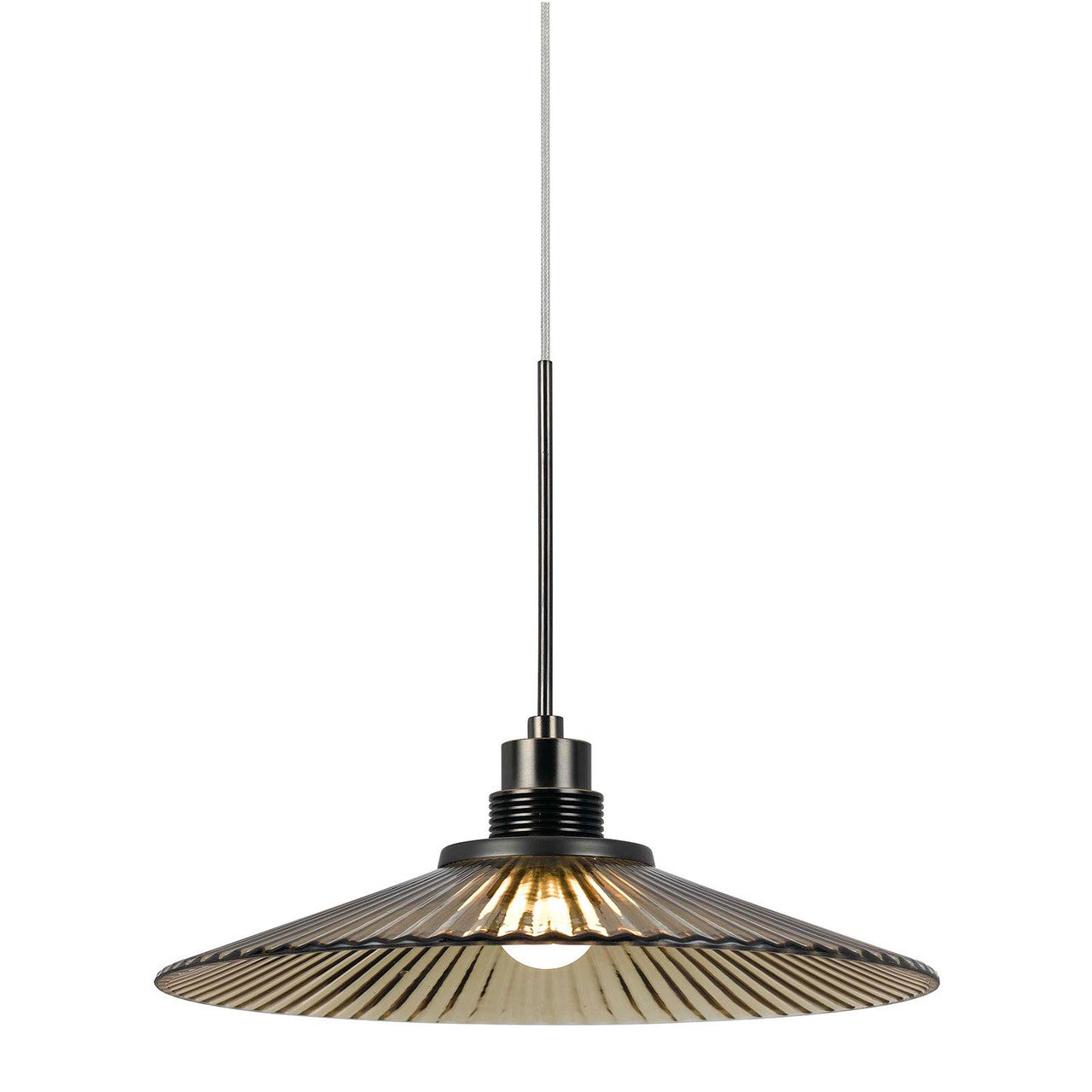 CAL Lighting Dimmable LED 9W, 3500K, Pendant Amber UPL-715-AM