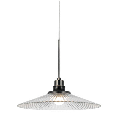 CAL Lighting Dimmable LED 9W, 3500K, Pendant Metal UPL-715-CLR