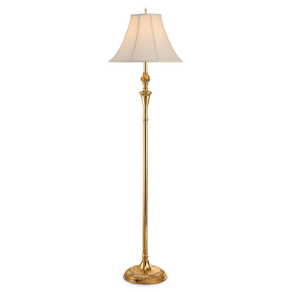 Lite Master Dalton Floor Lamp in Polished Solid Brass Finish F6556PB-SL