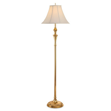 Lite Master Dalton Floor Lamp in Polished Solid Brass Finish F6556PB-SL