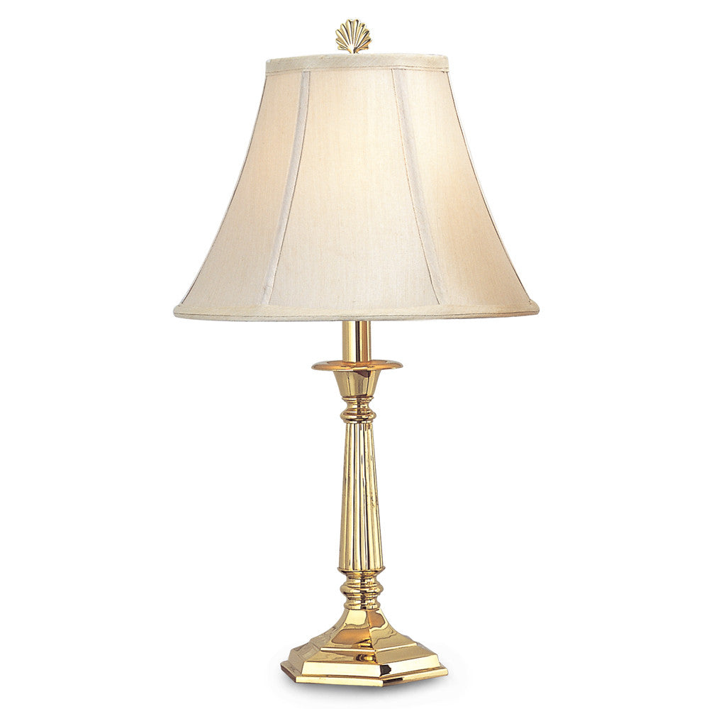 Lite Master Alair Table Lamp in Polished Solid Brass T6116PB-SL