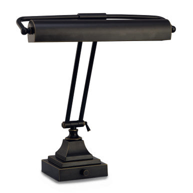 Lite Master Jenna Piano or Desk Lamp in Oil Rubbed Bronze on Solid Brass T5947RZ