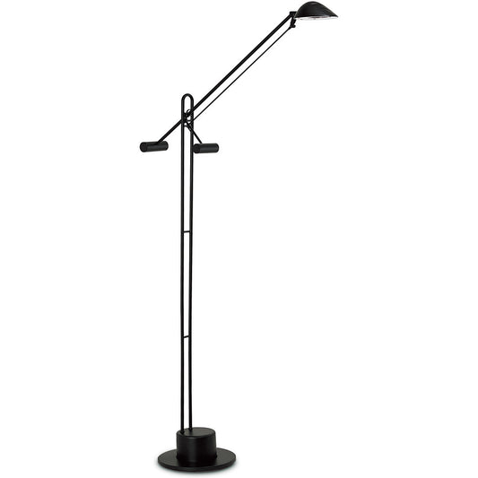 Lite Master Colby Floor Lamp in Black Finish F1212BK