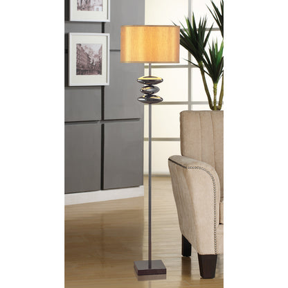 Lite Master Skylar Floor Lamp in Gun Metal Finish F1735GM-SL