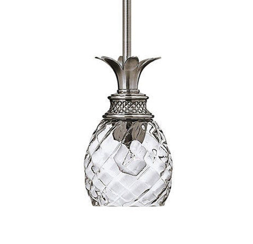 Hinkley Lighting Plantation Small Pendant Polished Antique Nickel 5317PL