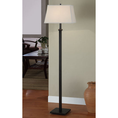 Lite Master Sutton Floor Lamp in Oil Rubbed Bronze on Solid Brass Finish F8404RZ-SL