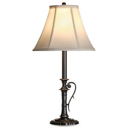 Lite Master Audrey Table Lamp in Oil Rubbed Bronze on Solid Brass T6408RZ-SL