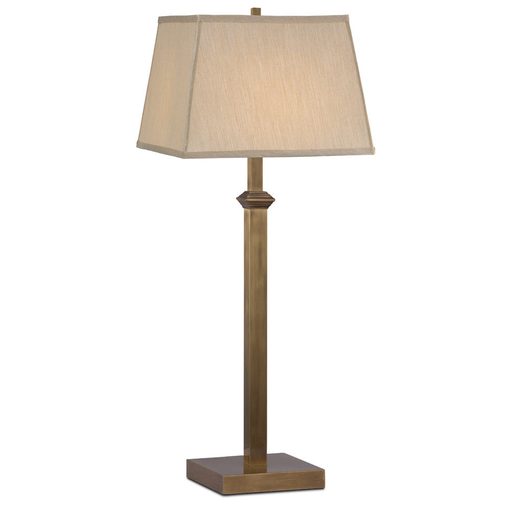 Lite Master Regency Table Lamp in Antique Solid Brass T8414AB-SL