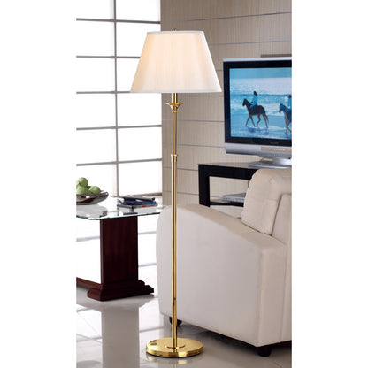 Lite Master Beaumont Adjustable Floor Lamp Polished Solid Brass F5621PB-SL