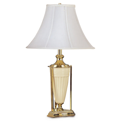 Lite Master Lucille Table Lamp in Polished Solid Brass T5257PB-SL