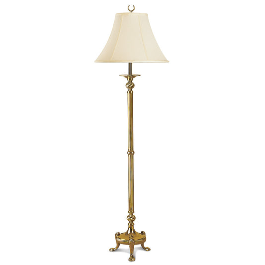 Lite Master Highcliffe Floor Lamp in Polished Solid Brass Finish F6012PB-SL