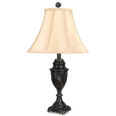 Lite Master Cassandra Table Lamp in Oil Rubbed Bronze on Solid Brass T6437RZ-SL