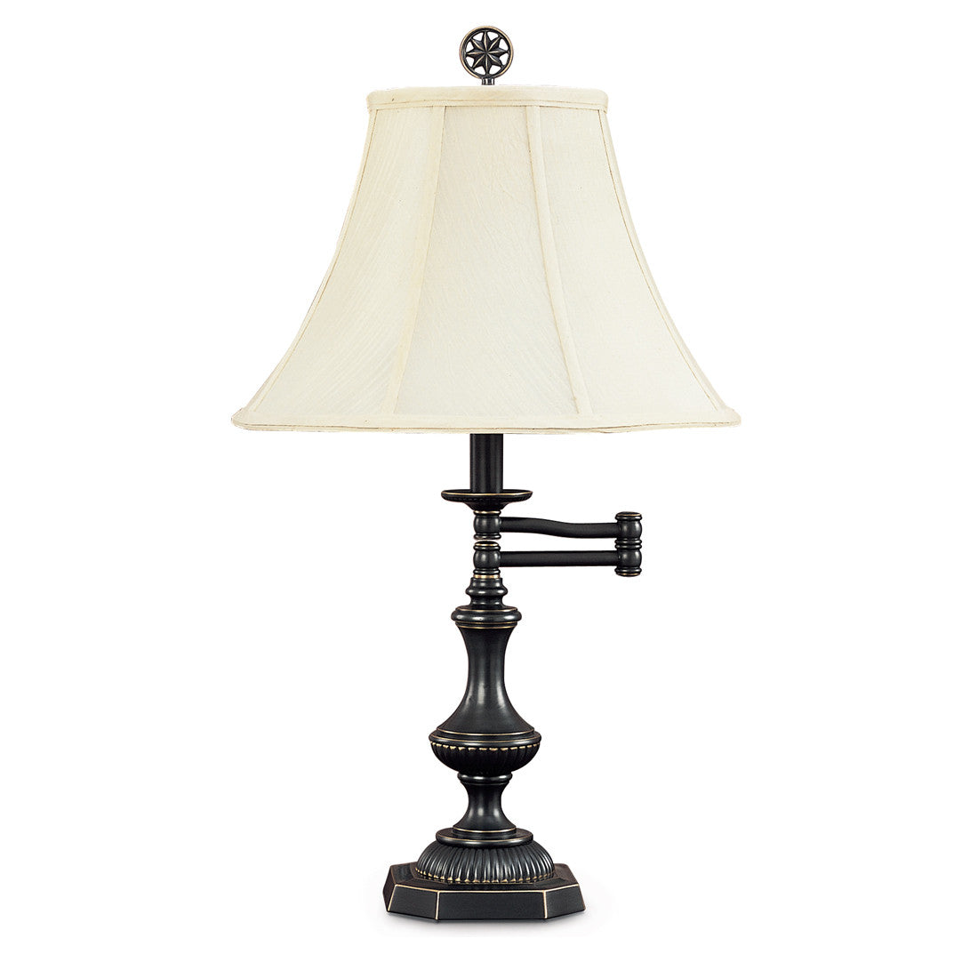 Lite Master Mayford Swing Arm Lamp in Oil Rubbed Bronze on Solid Brass T6726RZ-SL