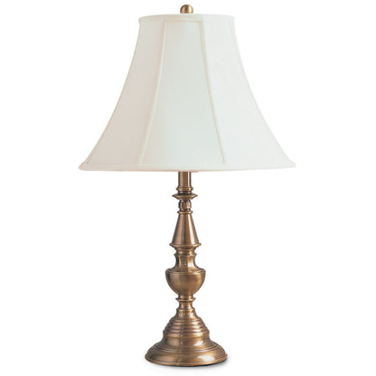 Lite Master Windsor Table Lamp in Antique Solid Brass T6478AB-SL