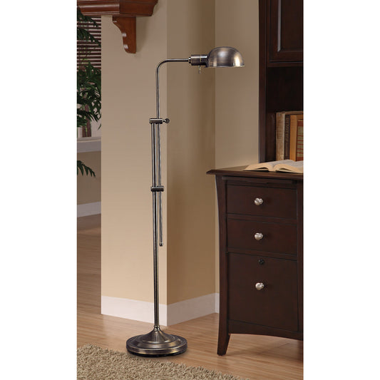 Lite Master Charlton Floor Lamp in Dark Solid Brass Finish F5613DB